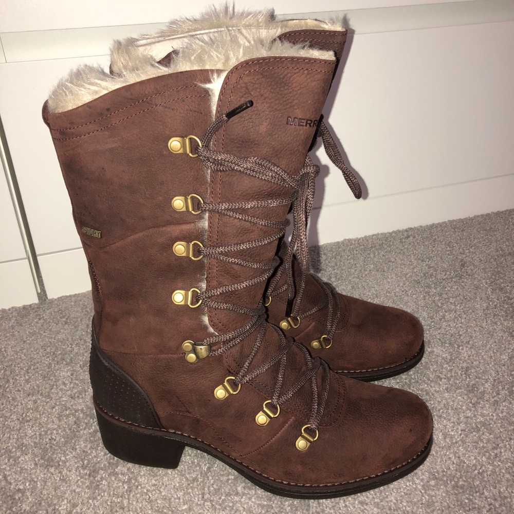 Merrell Chateau Tall Lace Polar Waterproof Boot